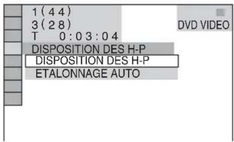SONY WAHTSD1 - Réglages des enceintes - 1