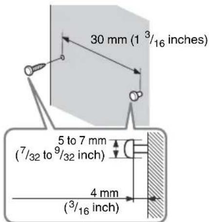 SONY WAHTSD1 - Installing the IR transmitter on a wall - 2
