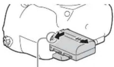 SONY ILCA77M2M - To remove the battery pack - 1