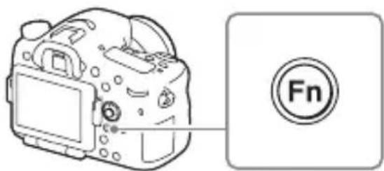 SONY ILCA77M2M - Wybor fungcji wykorzystujacej przycisk Fn (Funkcja) - 1