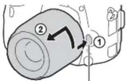 SONY ILCA77M2M - To remove the lens - 1