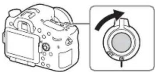 SONY ILCA77M2M - 1ДЯВКЛЮЧЕняKaМеры UCTaHOBITE BbIKJIQUaTeJbВ ПОложене ON. - 1