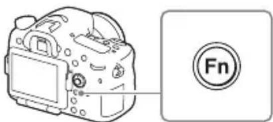 SONY ILCA77M2M - Een functie selecteren met de Fn (functie)-knop - 1