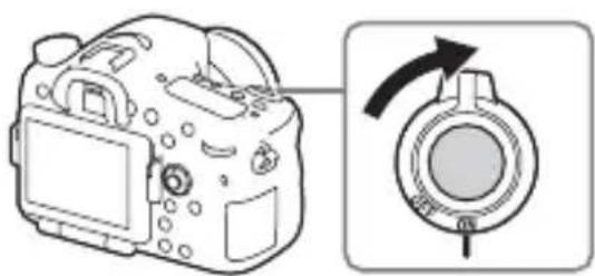 SONY ILCA77M2M - Set the power switch to ON to turn on the camera. - 1