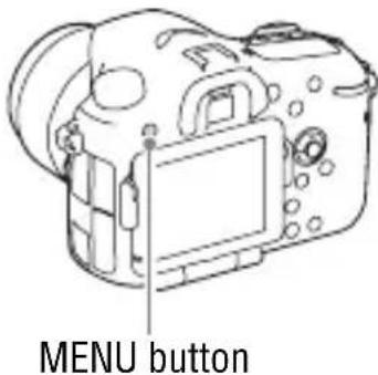 SONY ILCA77M2M - Setting the date/time and area again - 1