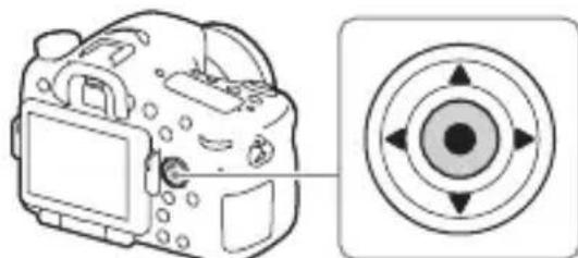 SONY ILCA77M2M - 2Sprawdz,czy na ekranie wybrano [Enter],anatestepnie nacijsnij  na przycisku wielofunkcyjnym. - 1