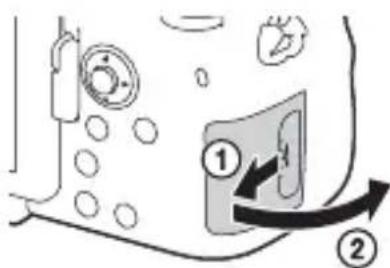 SONY ILCA77M2M - Wkładanie akumulatora/karty paminsci (sprzedawana oddzielnie) - 4