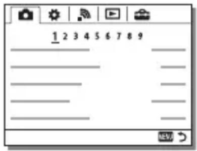 SONY ILCA77M2M - Funzioni selezionabili usingo il tastingo MENU - 1