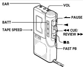 SONY M640V - Lecture d'une cassette - 1