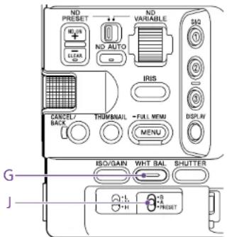 SONY ILMEFX6T - Réglage pour des couleurs naturelles (équilibre des blancs) - 1