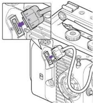 SONY ILMEFX6T - Fixation du viseur à l'avant de la poignée - 3