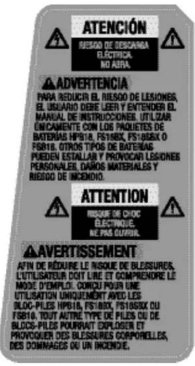 BLACK & DECKER FS18CH - WARNING: - 2