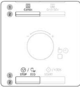 SAMSUNG MG23K3505AS - Disattivazione dei segnali acustici - 1