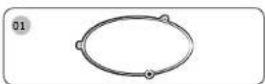 SAMSUNG MG23K3505AS - Accessoires - 1