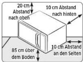 SAMSUNG MG23K3505AS - Aufstellort - 1