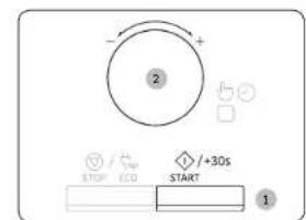 SAMSUNG MG23K3505AS - Réglage du temps de cuisson - 1