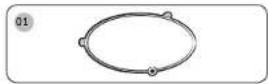 SAMSUNG MG23K3505AS - Accessories - 1