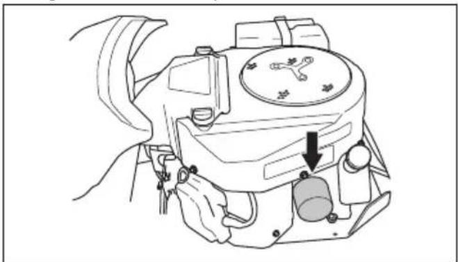 HUSQVARNA Rider 316T AWD - Pour remplacer l'huile moteur et le filtre à huile. - 4