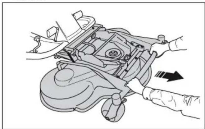 HUSQVARNA Rider 316T AWD - Pour retirer le carter de coupe - 6