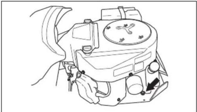 HUSQVARNA Rider 316T AWD - Pour remplacer l'huile moteur et le filtre à huile. - 3