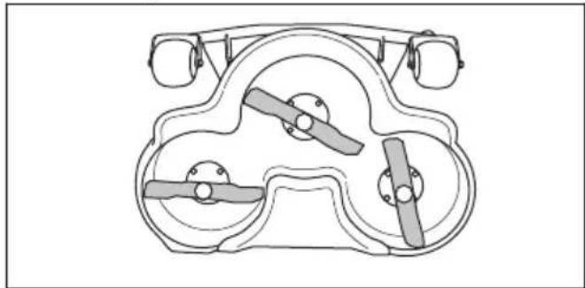 HUSQVARNA Rider 316T AWD - Pour examiner les lames - 2