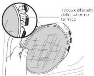 NINJA Foodi Max AG551EU - Installazione della protezione antischizzo - 1