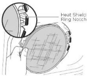 NINJA Foodi Max AG551EU - Installing the splatter guard - 1