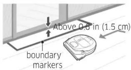 SAMSUNG SR1AM7010UW - About the boundary markers - 4