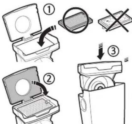 SAMSUNG SR1AM7010UW - Cleaning the dustbin - 5