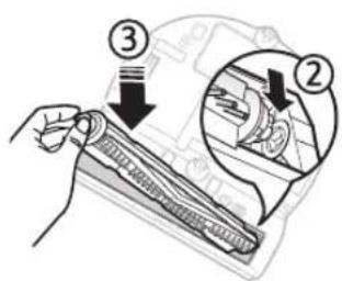 SAMSUNG SR1AM7010UW - Nettoyage de la Brosse et du volet obturateur automatique - 6