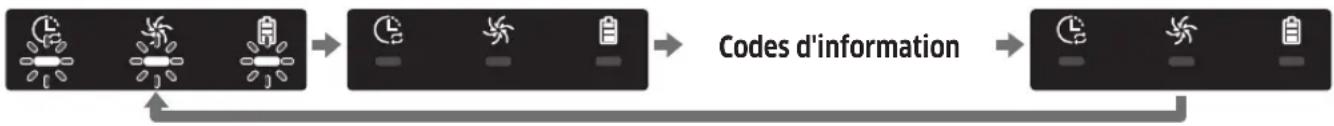 SAMSUNG SR1AM7010UW - Animation des codes d'information - 1