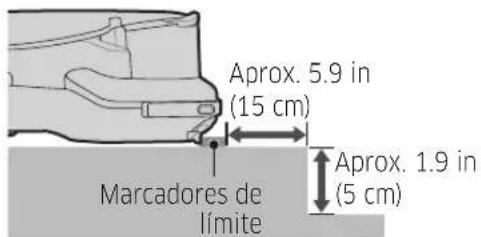 SAMSUNG SR1AM7010UW - Acerca de los marcadores de limite - 2