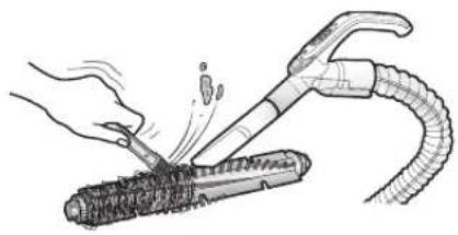 SAMSUNG SR2AJ9040W - Cleaning the pet brush - 3