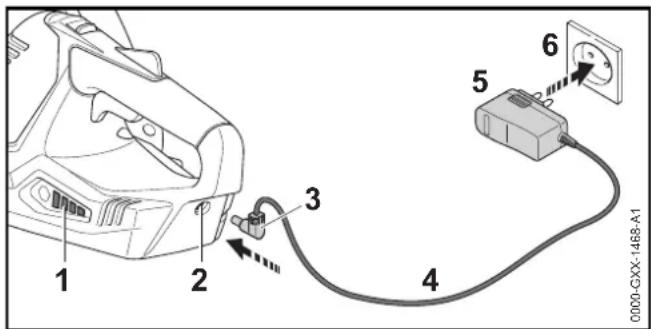 STIHL HSA 45 - Caricare la tagliaSiepi - 1