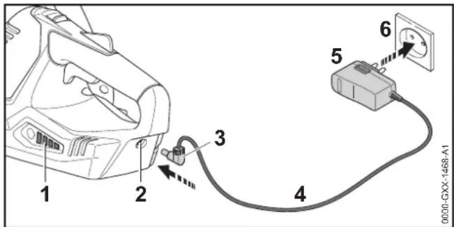 STIHL HSA 45 - Heckenschere laden - 1