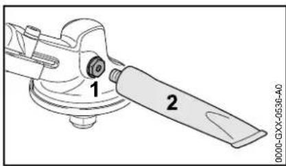 STIHL FS 91 - Lubrificazione del riduttore - 1