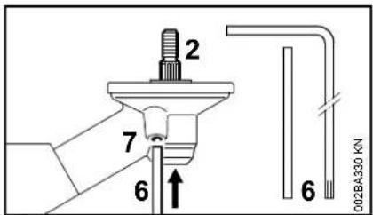 STIHL FS 91 - Bloccaggio dell'albero - 1
