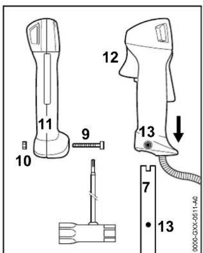 STIHL FS 91 - Dubbele handgreep monteren - 4