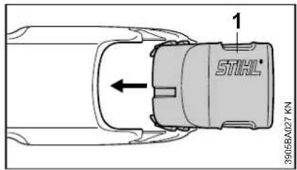 STIHL FSA 85 - Cover for battery compartment - 1