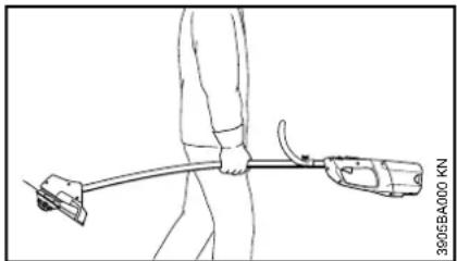 STIHL FSA 85 - Transporting the Unit - 1