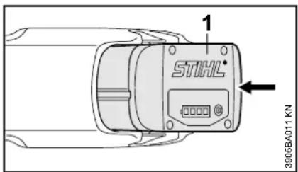 STIHL FSA 85 - Mise en marche du dispositif - 1