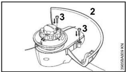 STIHL FSA 85 - Mounting the Deflector - 2