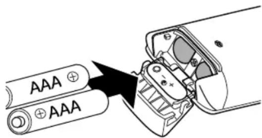 Teufel Kombo 500S - Insérer les piles - 1