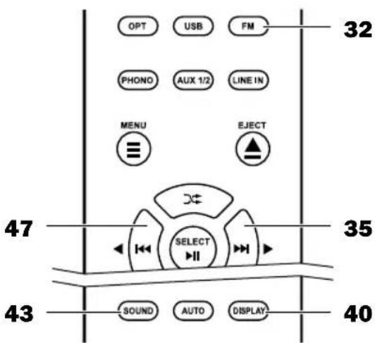 Teufel Kombo 500S - Régler la station de radio - 2