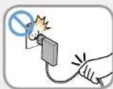 SAMSUNG DP505A2GIEXP - Précautions à prendre lors de l'utilisation de l'adaptateur CA - 4