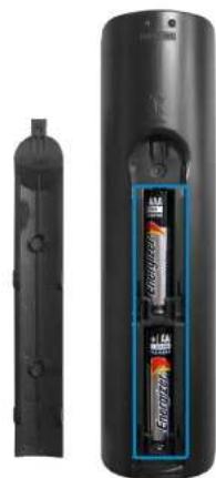 SAMSUNG DP505A2GIEXP - Installation des piles - 2