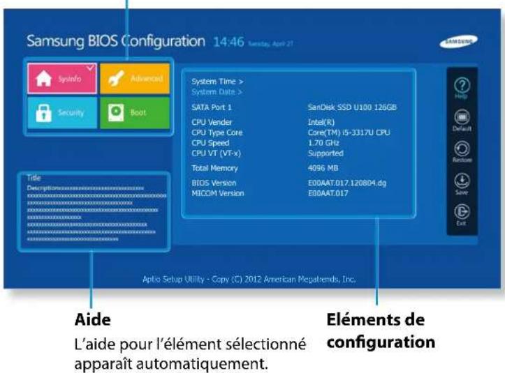 SAMSUNG DP505A2GIEXP - Ecran de configuration du BIOS - 2