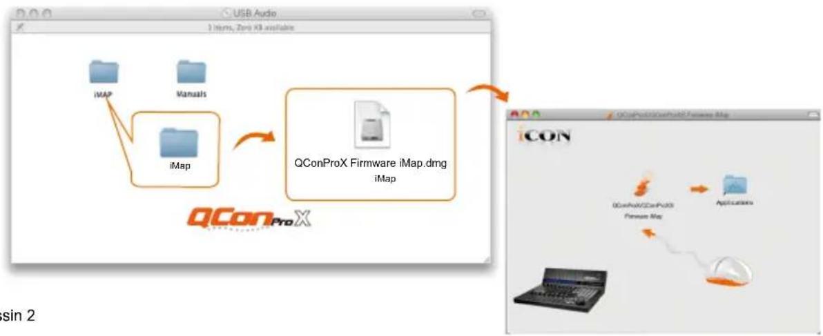 icon QCon Pro X - Installation du logiciel iMap ^TM pour Mac SE X - 1