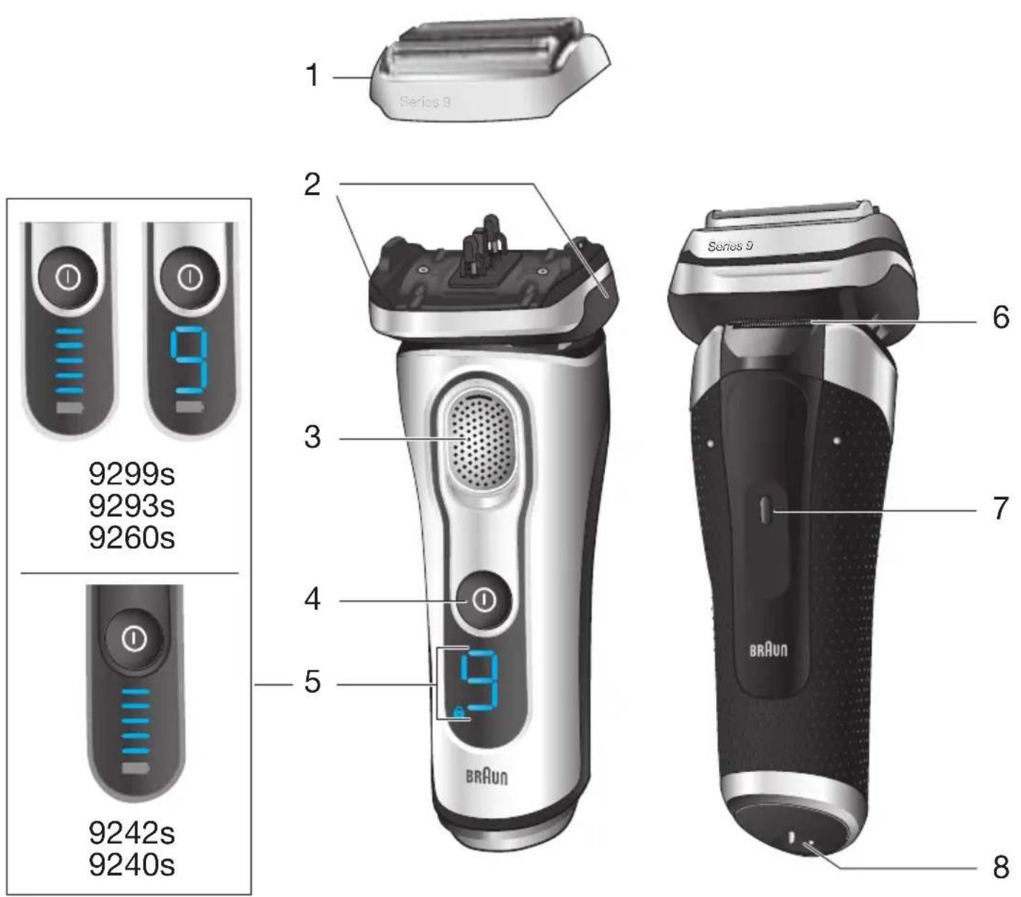 BRAUN Series 9 9293s - 1