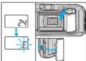 OLYMPUS Stylus 100 wide - FILMRÜCKSPULUNG UND HERAUSNEHMEN - 1